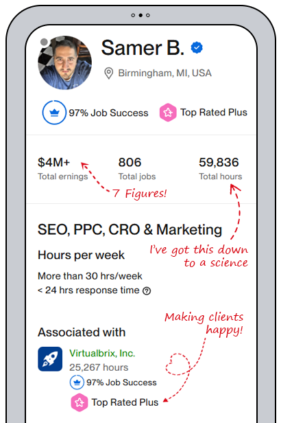 Samer Bazzi - Upwork Profile